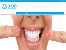 Tablet Screenshot of bangkoktoothwhitening.com